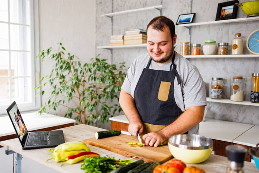 Man in Kitchen