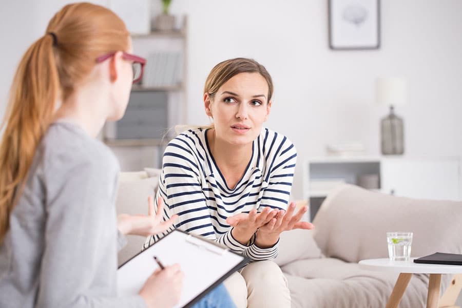 Woman getting Counseling