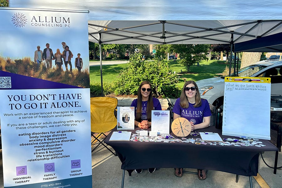 Allium Counseling at Farmer's Market